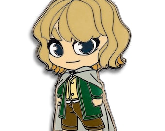 Hobbit Emaille Pin - Chibi Merry - Süßer Pin - Bester Freund Pin - Lord der Chibis - Hard Enamel Pin - Begleiter