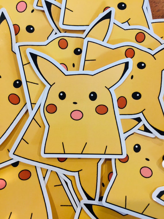 Surprised Pikachu Pokemon Meme 3x5 Flag