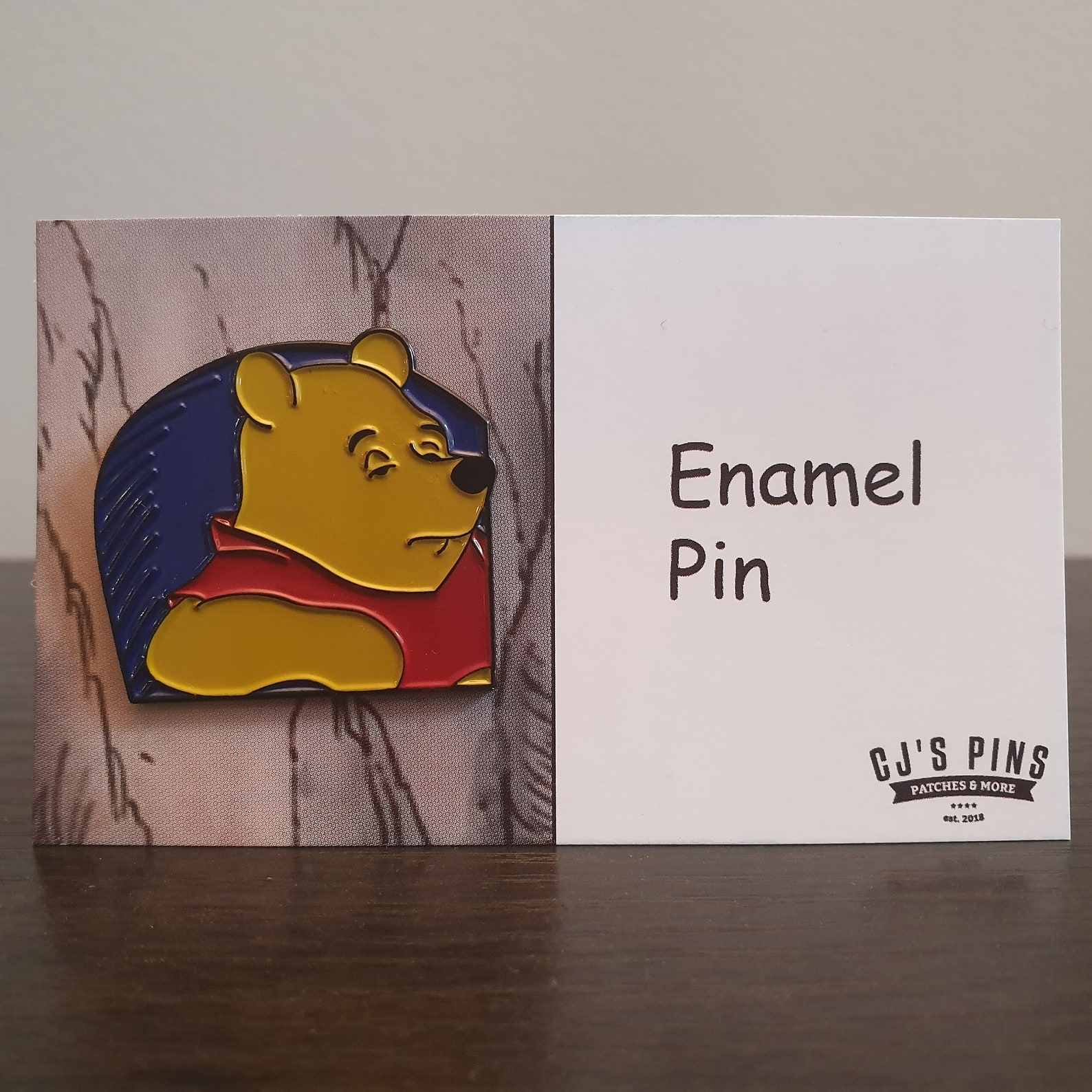 Winnie the Pooh Pin Meme Pin Enamel Pin Cartoon | Etsy