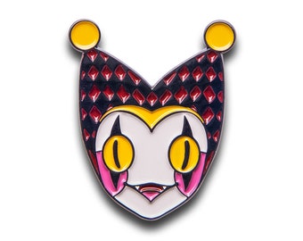 Kitty Clown Emaille Pin - Katze Pin - Anstecknadel - Soft Emaille - Pingame - Zirkus - Halloween - Scary Pin - Weihnachtsgeschenk