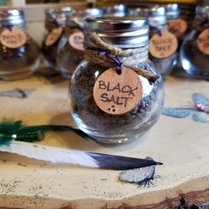 Black Salt - Blessed Salt - Spell Salt