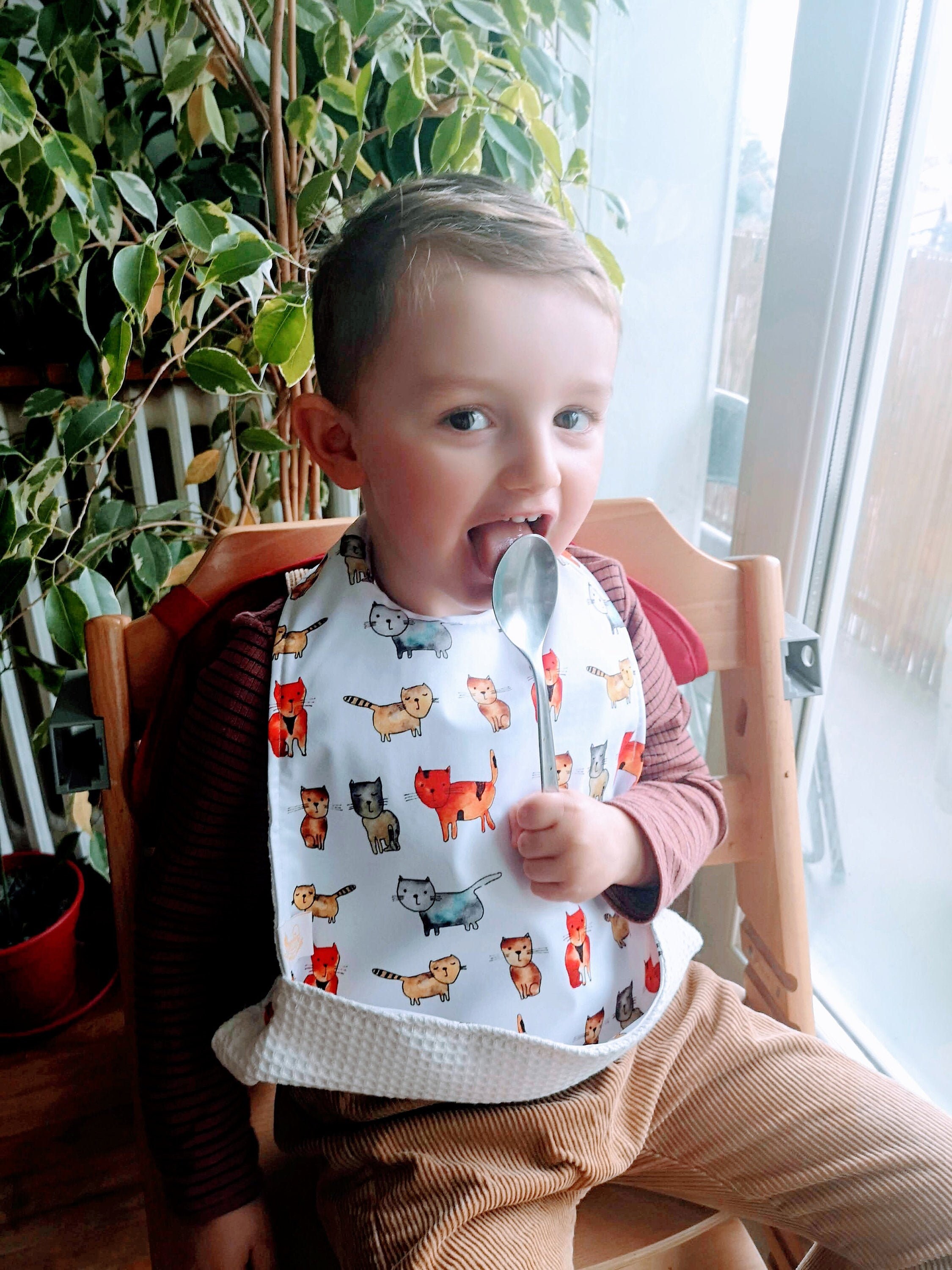 Large toddler bibs plastic bibs waterproof bib baby Etsy