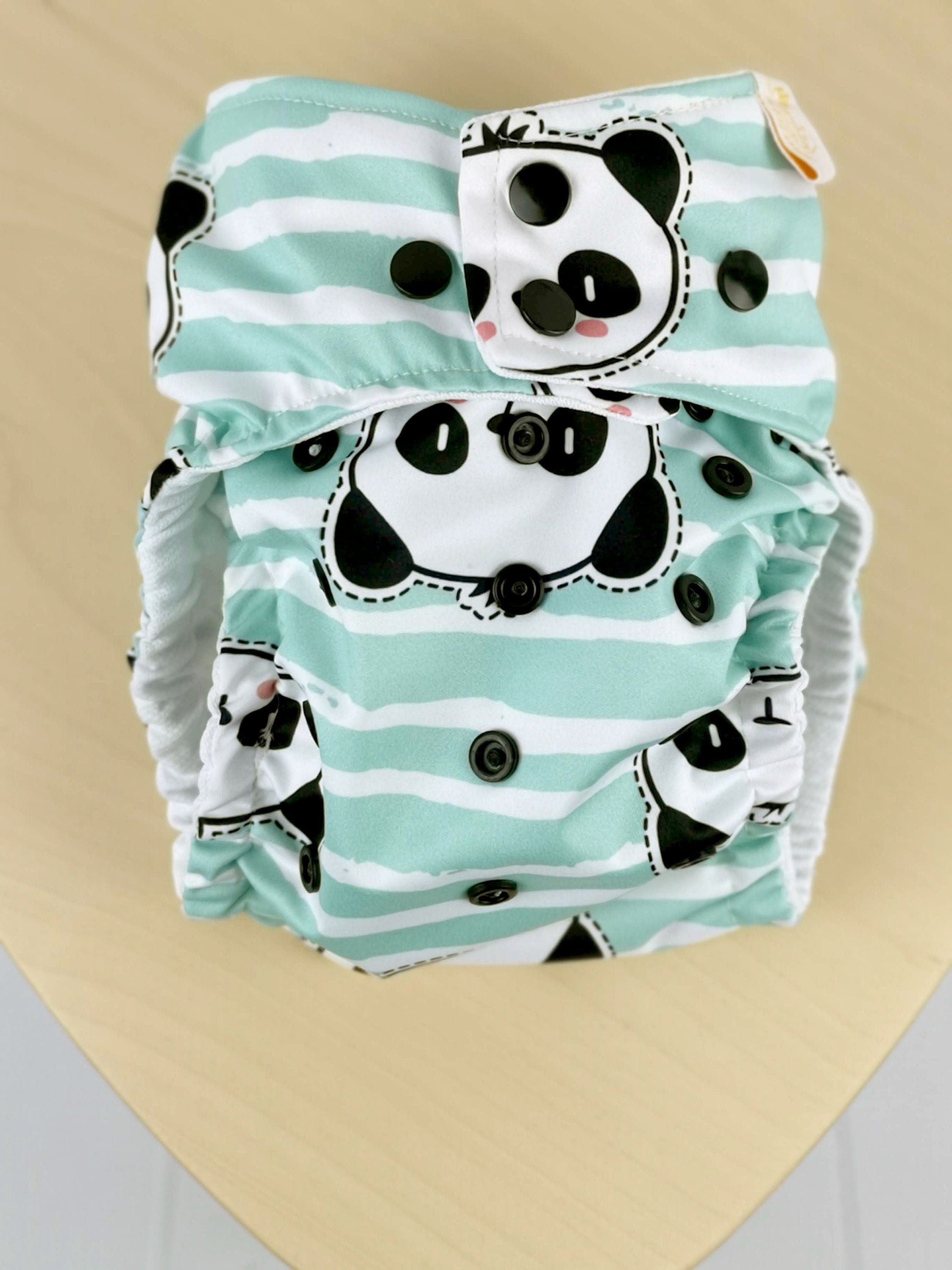 Cloth pocket diapers pandas one size. Etsy