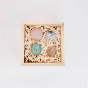 Juego de Piedras Curativas de Fertilidad / Regalos para la Fertilidad / Cristales de Fertilidad / Regalos de Despedida de Novia / Conjunto de Piedras y Cristales Curativos