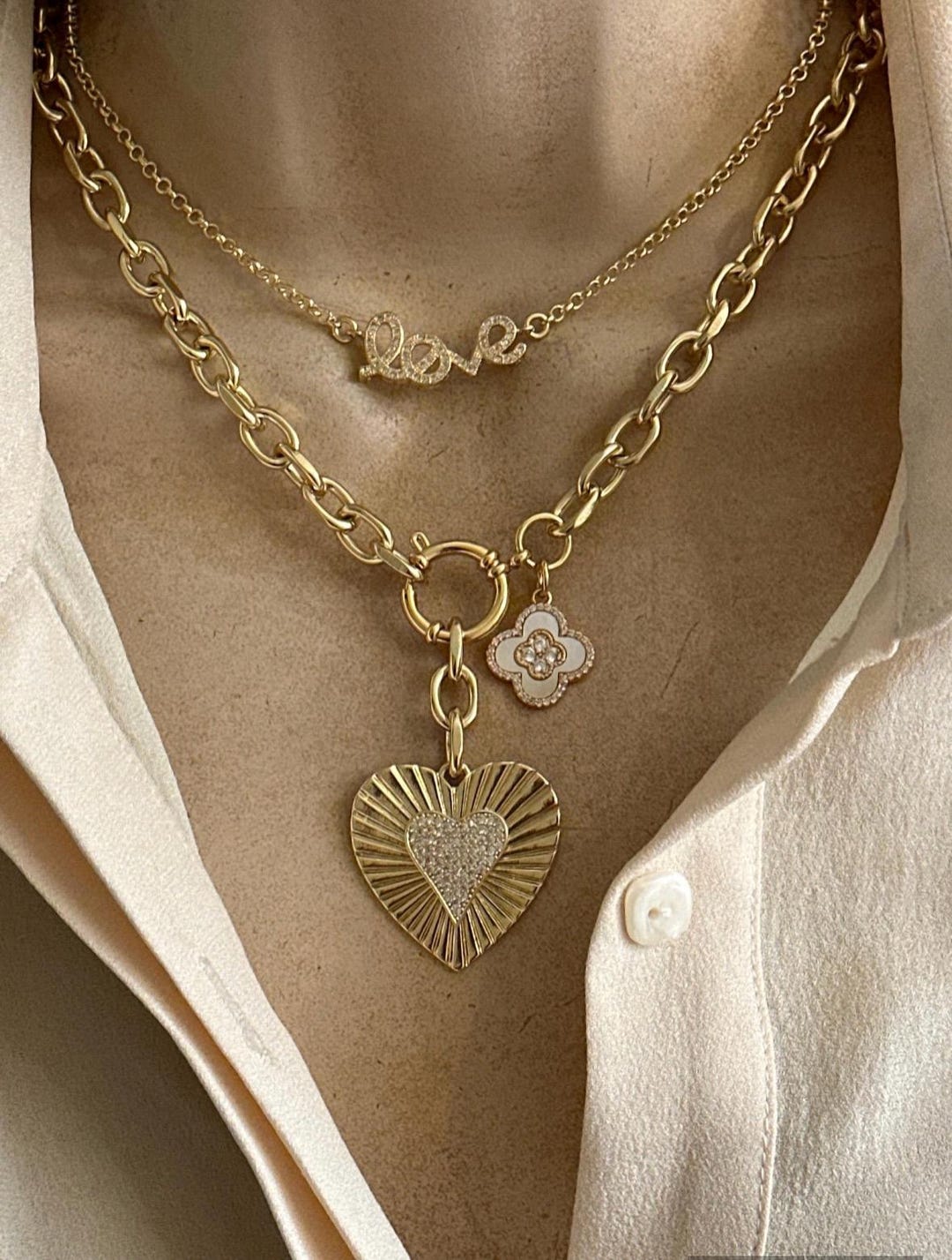 The Lover's Glow Charm Necklace main image 0