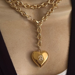 【Roxanne Assoulin】ミニパフィーハートネックレス The Mini Puffy Heart Necklace – Roxanne Assoulin