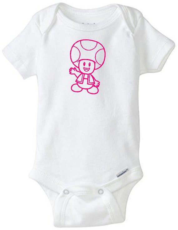 super mario onesie baby