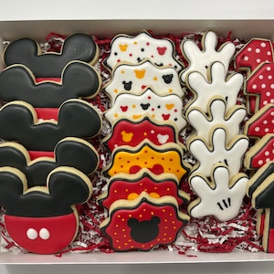 Mickey Mouse Sugar Cookies