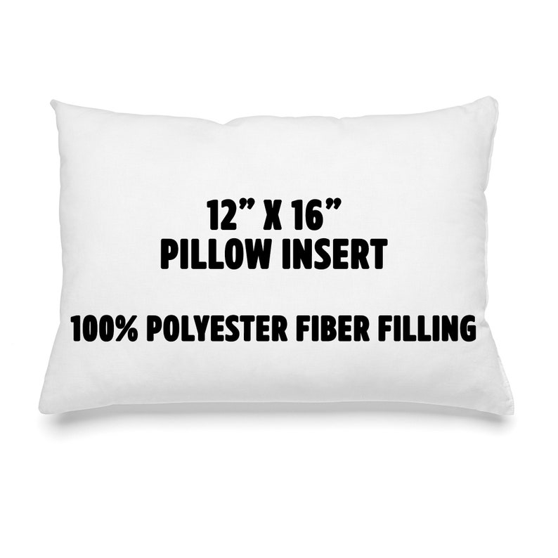 12 X 16 Inch Polyester Fiberfill Pillow Insert Toddler Pillow Etsy