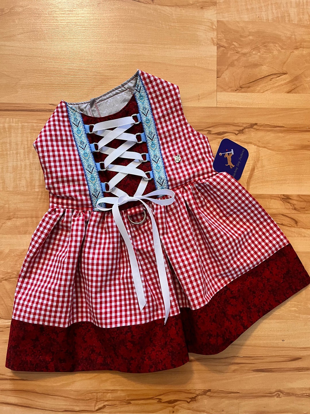 Dirndl, Red for Oktoberfest Dog Costume - Etsy