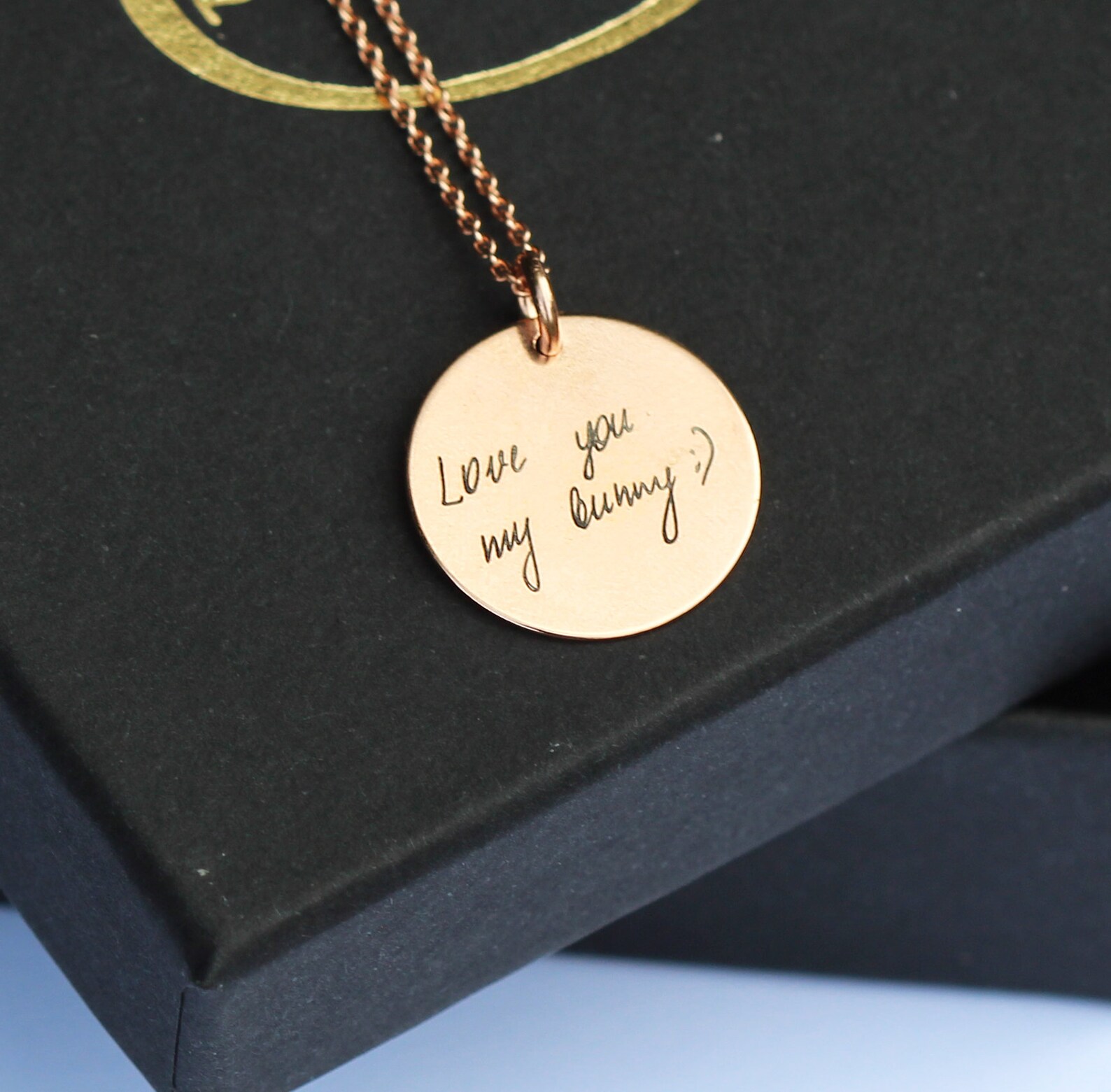 Custom Handwriting Personalized Gift Keepsake Jewelry Etsy