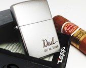 Custom Engraved Zippo Lighter, Anniversary Christmas Gifts For Men, Groomsmen, Dad Gift, Personalized Zippo, Christmas Gifts Idea