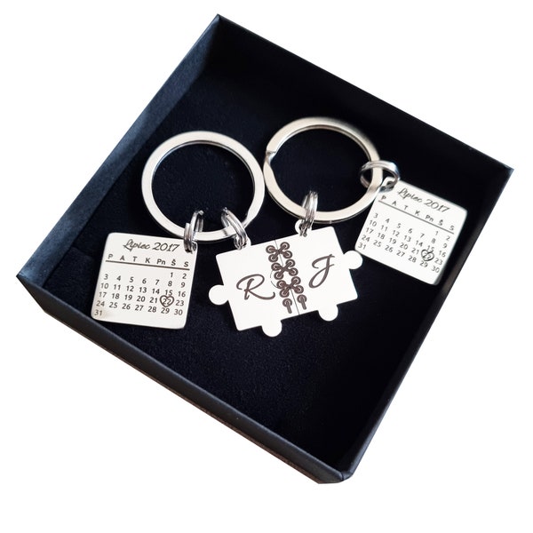 Calendar Keychain Etsy