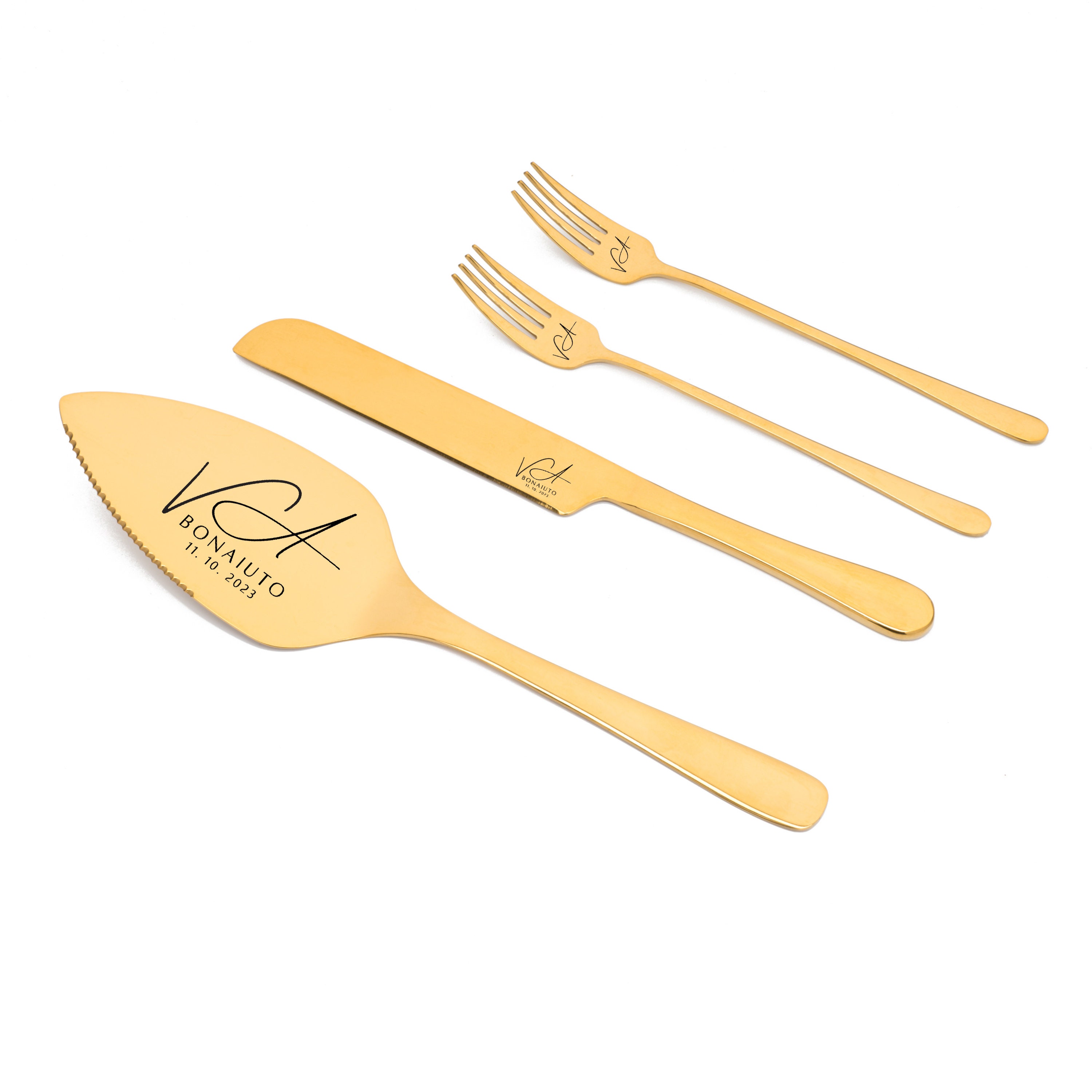 Strova Hochzeitstortenheber Set Rosegold – Vintage Tortenmesser & Servierer Für Feiern
