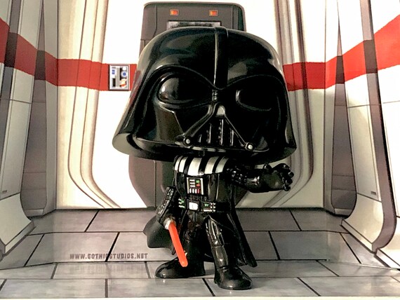 red darth vader funko pop