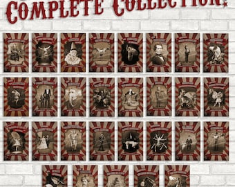 Circus Freak Show Posters -COMPLETE COLLECTION