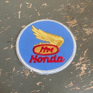 Vintage Honda Motorcycles Patch
