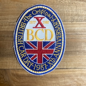 1987 British Car Day Patch