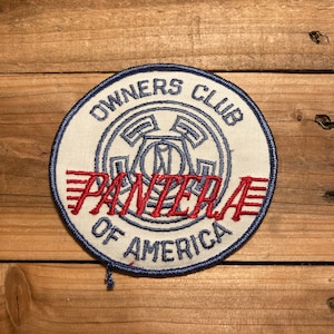Vintage Pantera Owners Club Patch