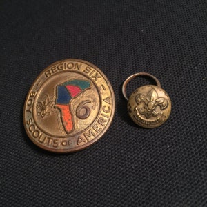 Vintage Boy Scouts Bolo and Button Southeastern Region 6