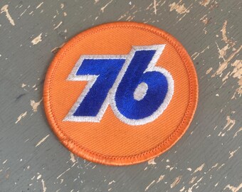 Union 76 Embroidered Gas Station Mechanic's Patch for Caps