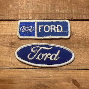 2 Misprint Vintage Ford Patches