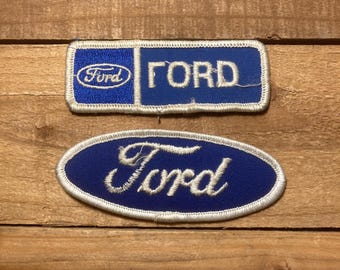 2 Misprint Vintage Ford Patches