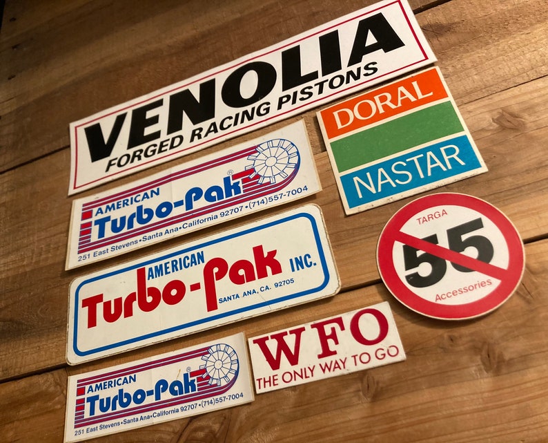 Vino Racing Sticker Vintage Racing Stickers - Etsy