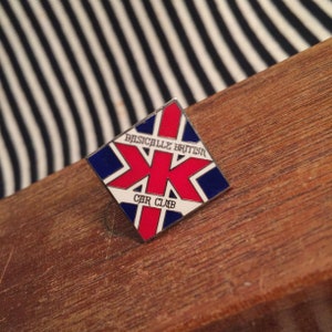 Vintage Basically British Car Club Pin