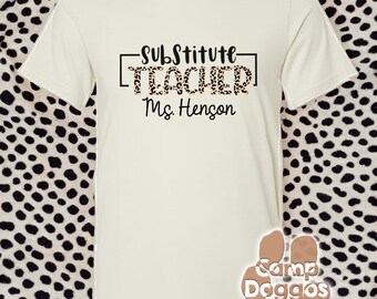 Substitute Custom Vinyl T-Shirt