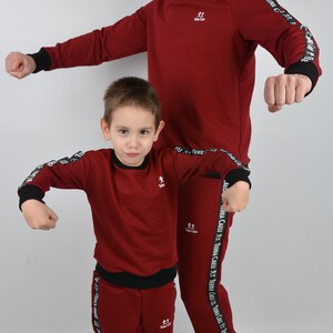 father son matching tracksuits