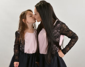 mom and girl baby dress