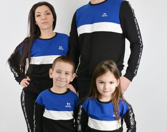 dad and baby matching tracksuit