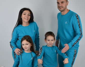 mother and daughter matching tracksuits