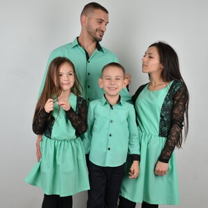 family matching formal outfits