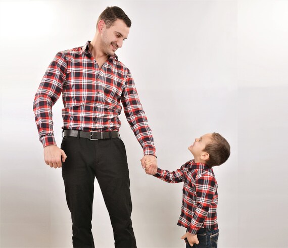 father son matching dress