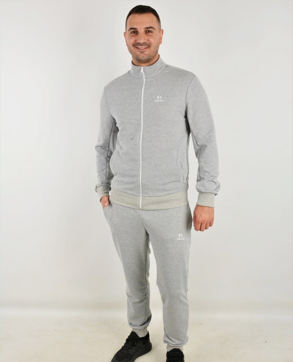 Matching Couple Grey Tracksuits His and Hers Tracksuit Couples