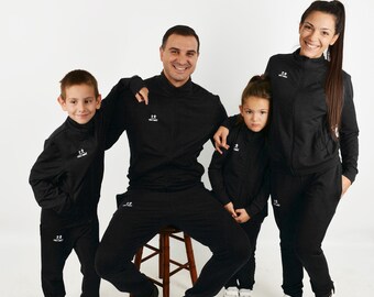 Matching Family Tracksuits, Matching Family Outfits, Matching Sweatsuits,  Matching Sport Outfits, Family Casual Outfit, Pink and Gray Outfit 
