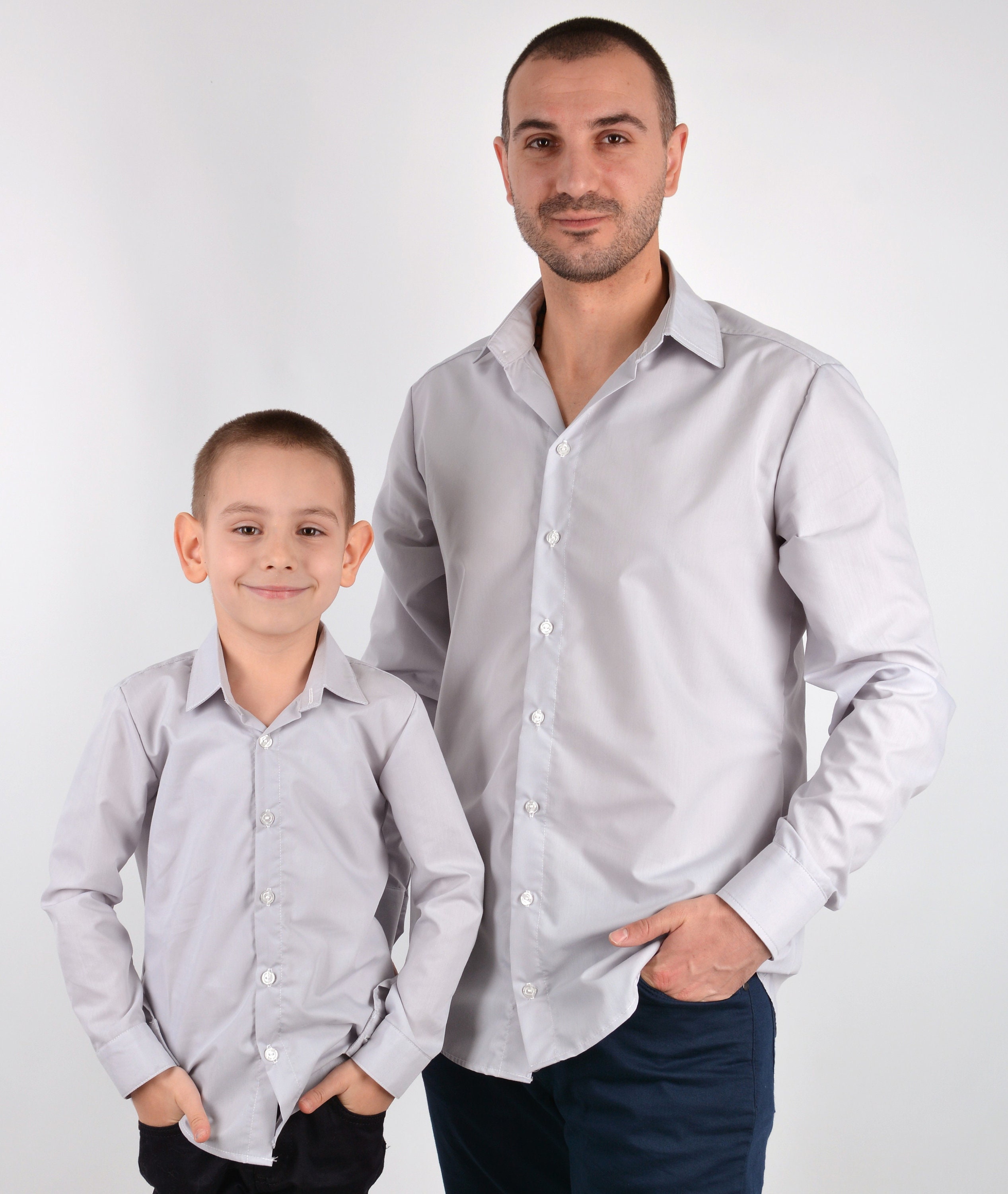 daddy and son dress shirts