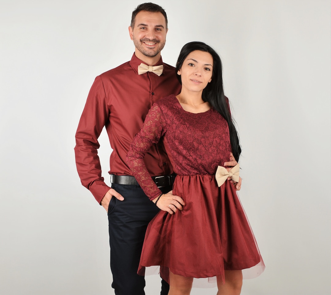 Pareja Matchy Outfit Traje Formal Para Él y Ella Pareja A - Etsy México