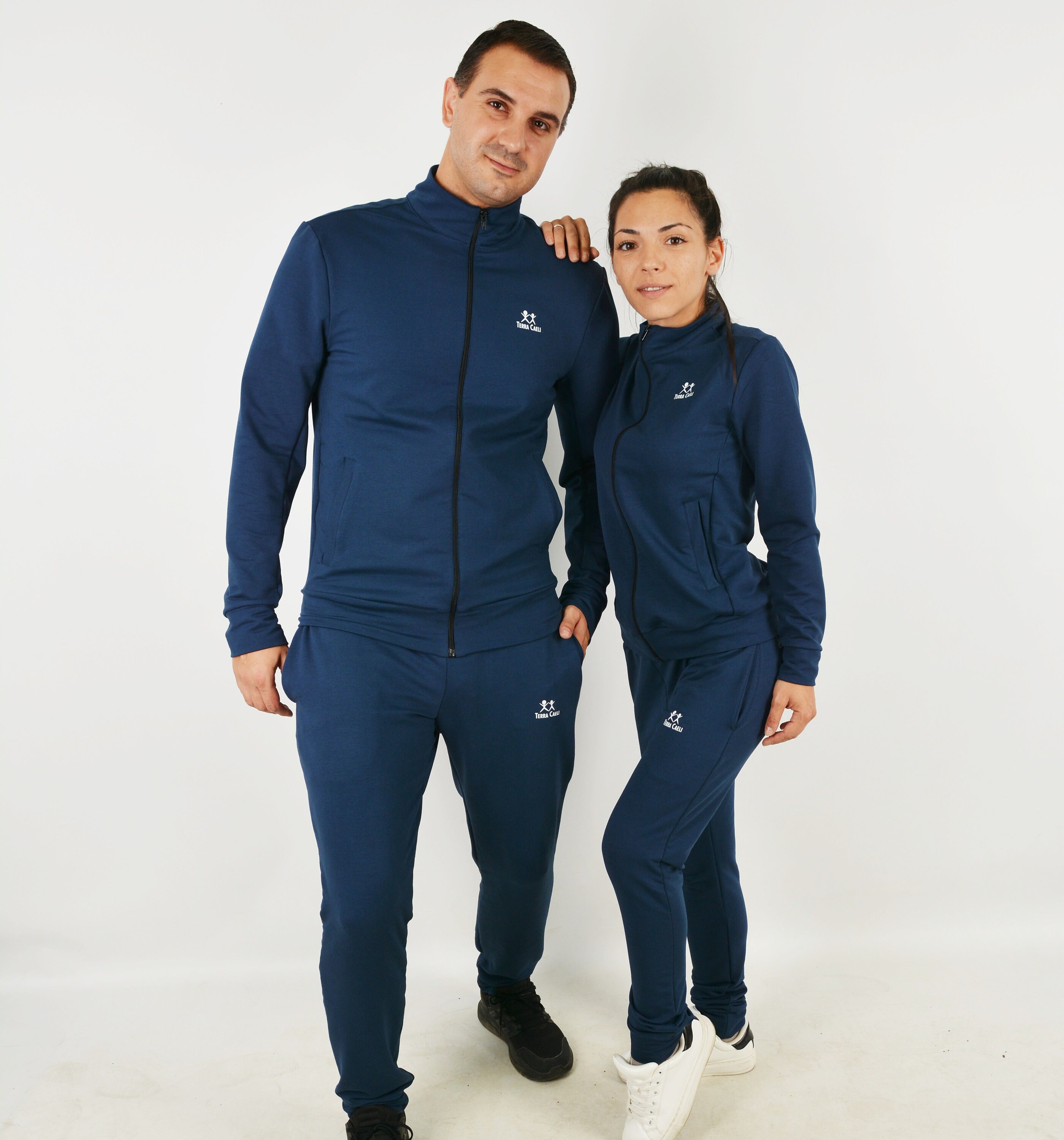 Paar outfits matching couple sweatsuits Navy Blue His and Etsy