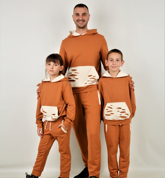 Daddy and Me Pumpkin Outfit, Father Daughter Son Matching Sweatsuits,  Father and Son Tracksuit, Father and Daughter Jogger Suit, Dad Boy -   Israel