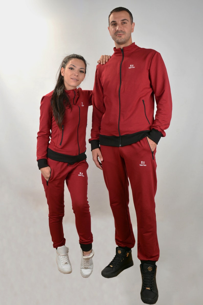 mom and son matching sweat suits