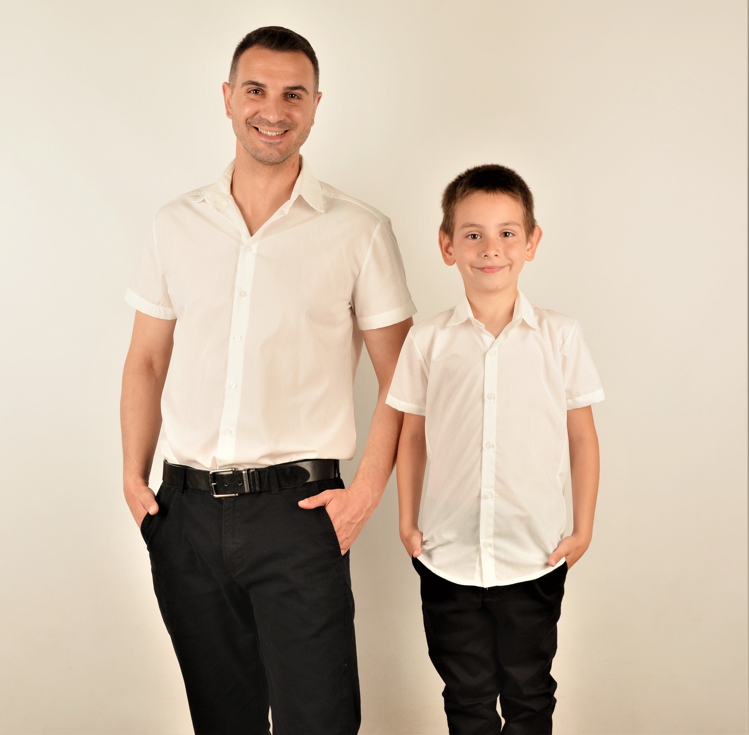 Father son clearance matching polo shirts
