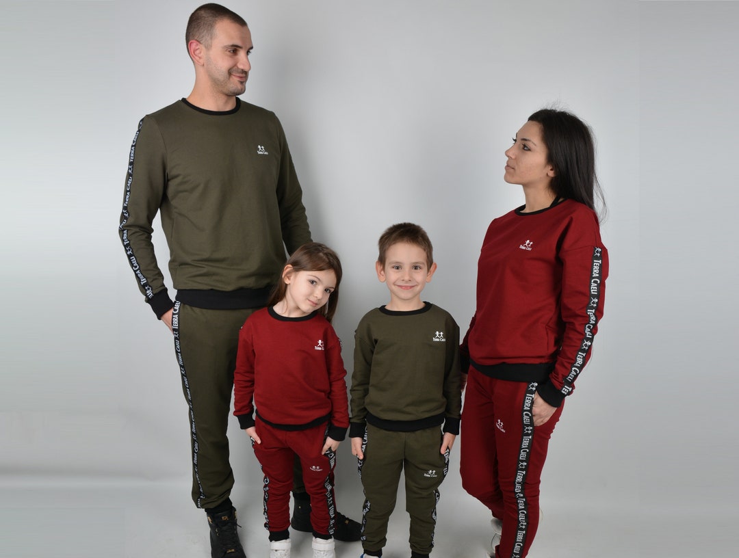 Family Matching Sweatsuits, Family Sport Outfit, Family Matching Jogger