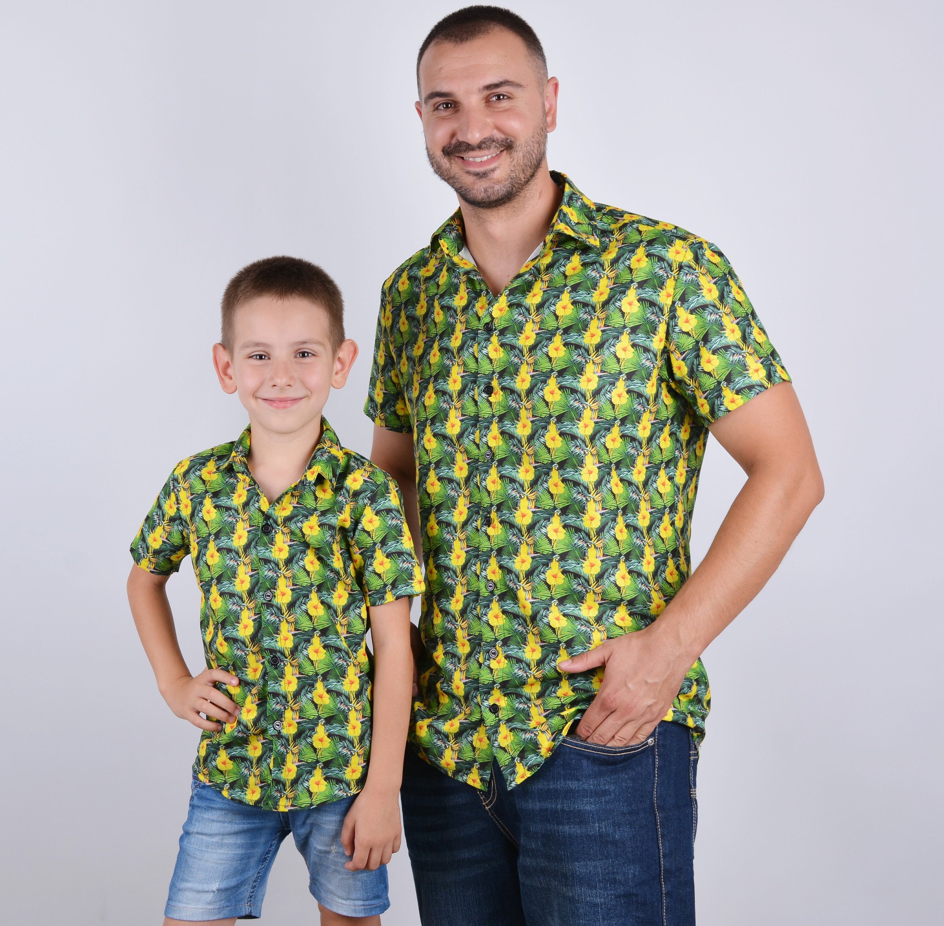 Father and Son Matching Hawaiian Shirts, Matching Aloha Shirts, Daddy and  Me Hawaii Shirts, Dad Son Hawaiian Shirts, Father Son Aloha Shirts -   Israel