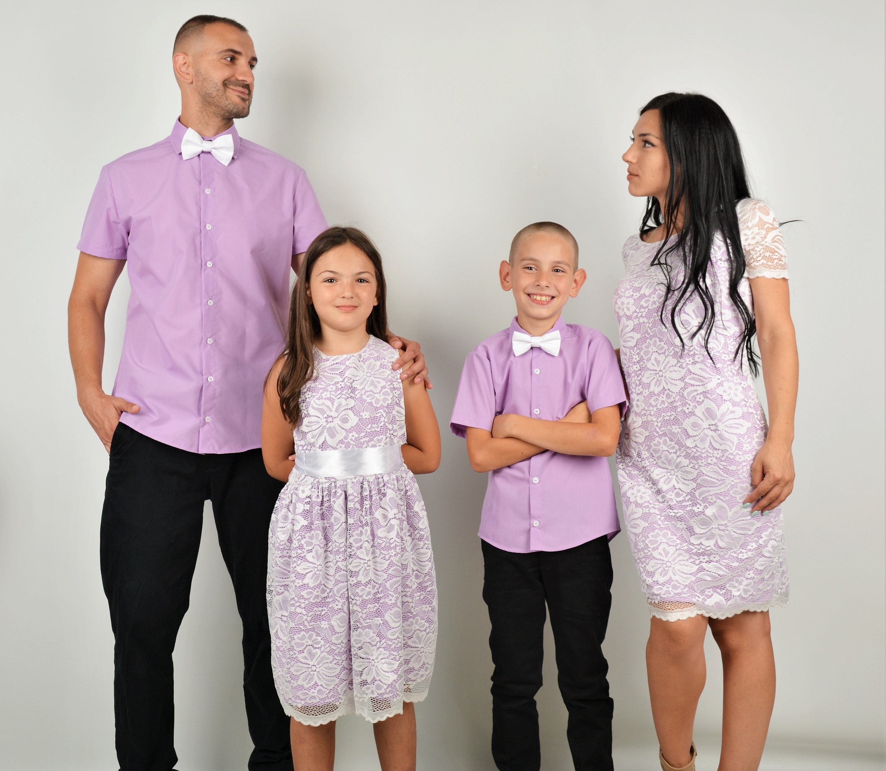 Special Outfits for Outfit, Wedding Outfits - for Outfits Family for Matching Matching Lilac Photoshoot, Lilac Etsy Picture, Family Occasion,