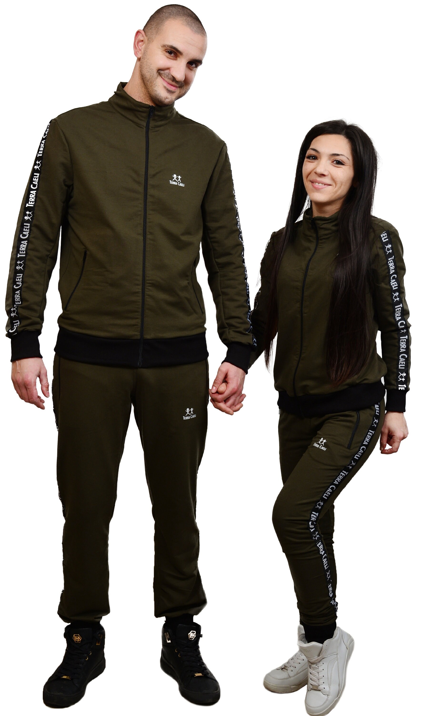 Family Matching Sweatsuits Khaki Color Family Matching Etsy