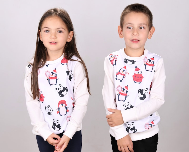 Family Christmas Sweaters Hoodies Mother and Daughter Baby Matching Clothes Mommy Mama Love Baby 