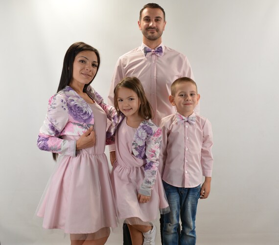 family matching formal outfits